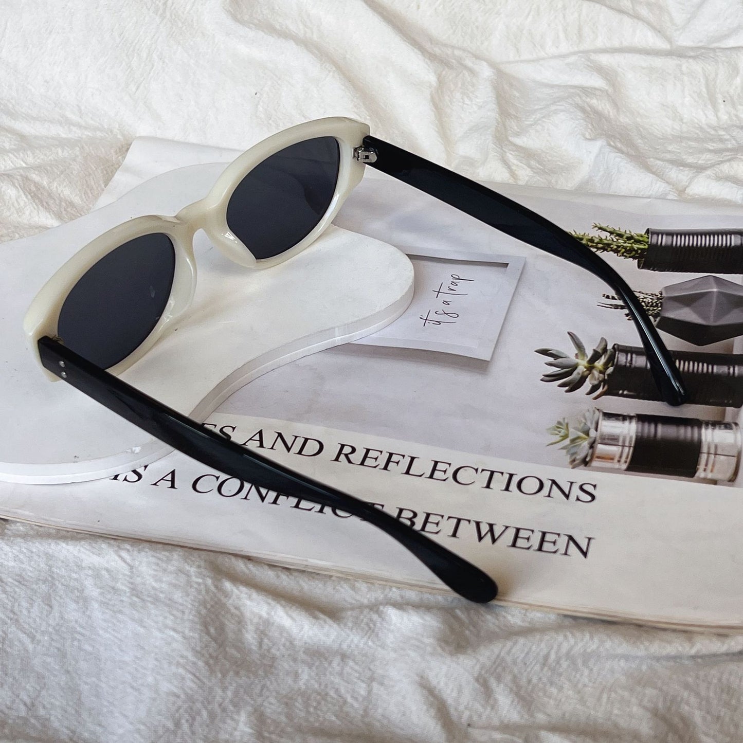 Cat-Eye Rahmen Sonnenbrille Brehn
