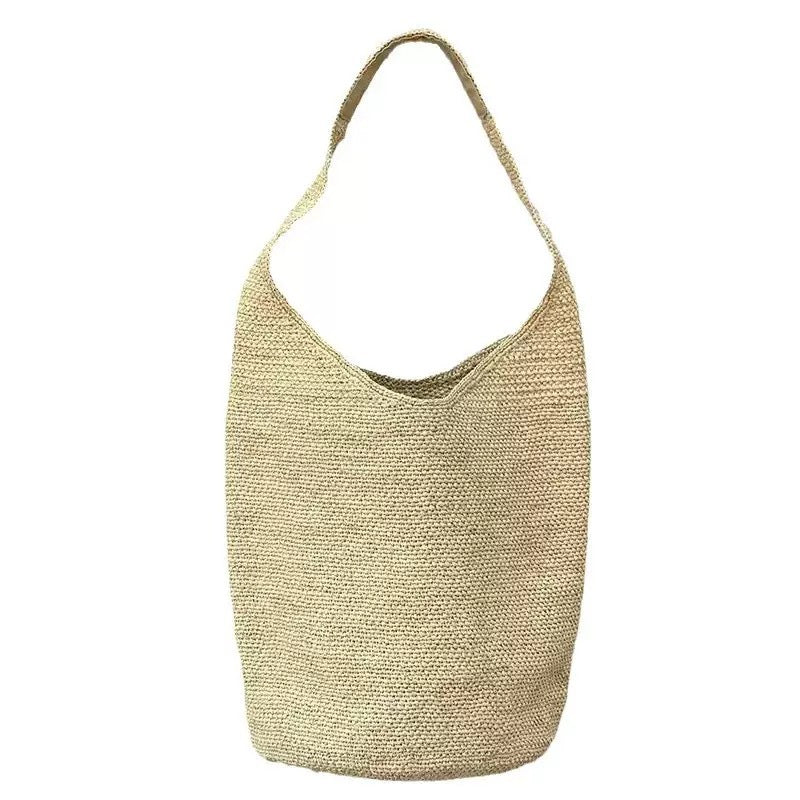 Nachhaltige Bast-Hobo-Tasche Brehn