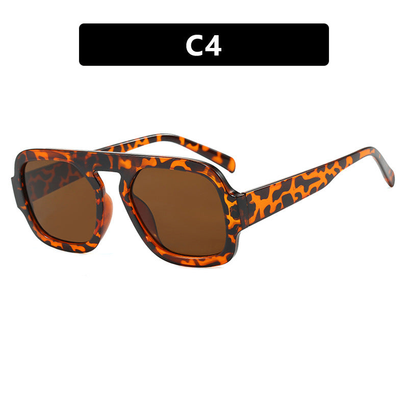 Damen moderne oversized Sonnenbrille im kantigen Design Brehn
