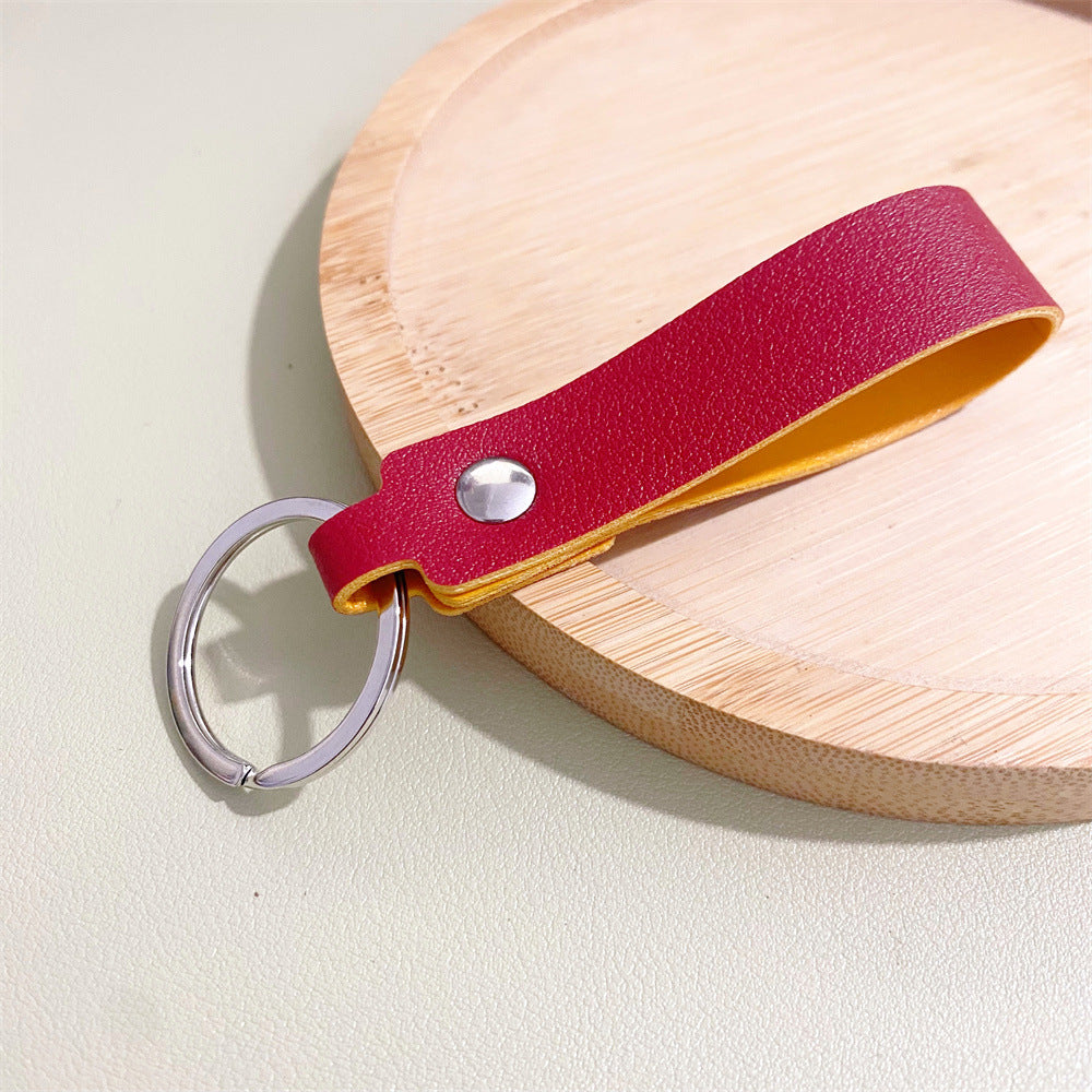 Stylischer Leder-Schlüsselanhänger Brehn