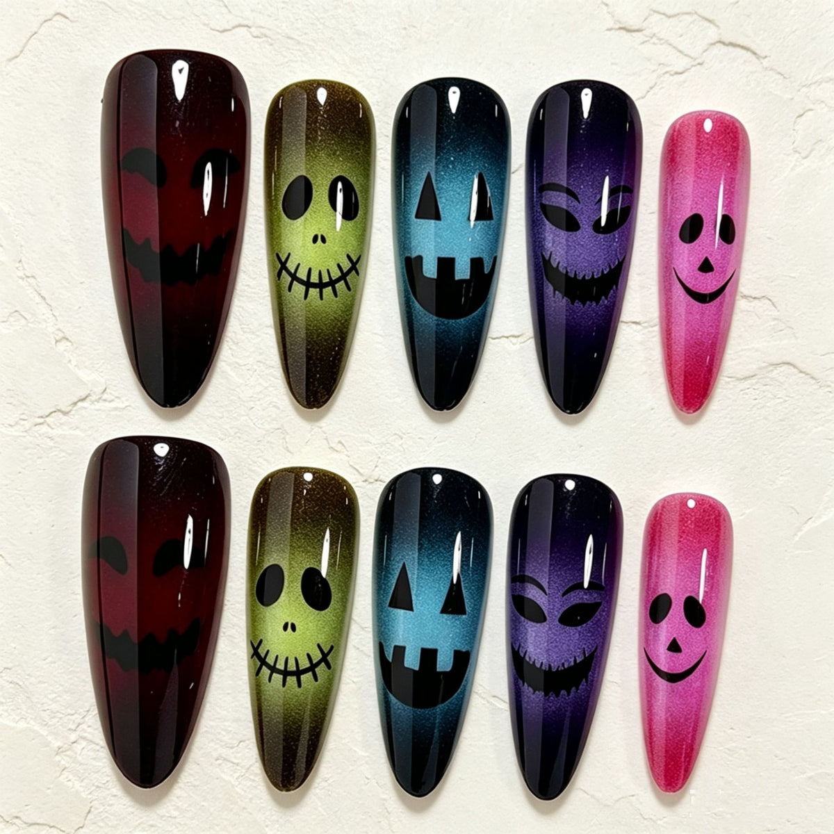Halloween-Themen Glitter Nagelkunst Tipps Brehn