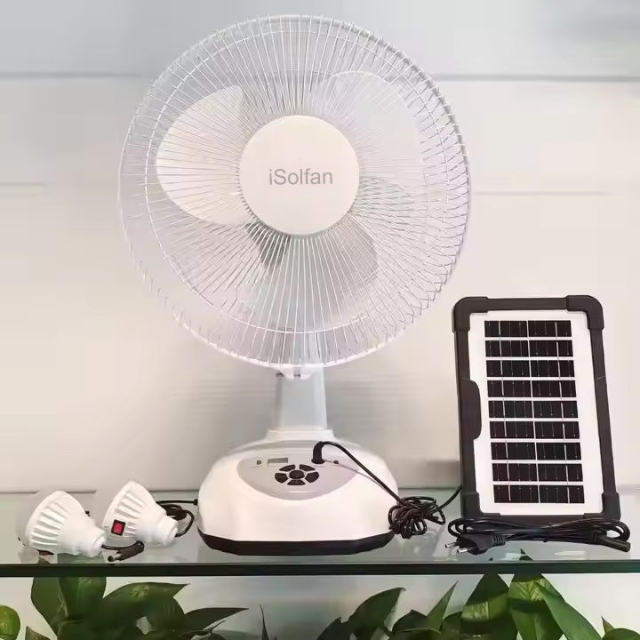 Damen Tragbarer Solarventilator Brehn