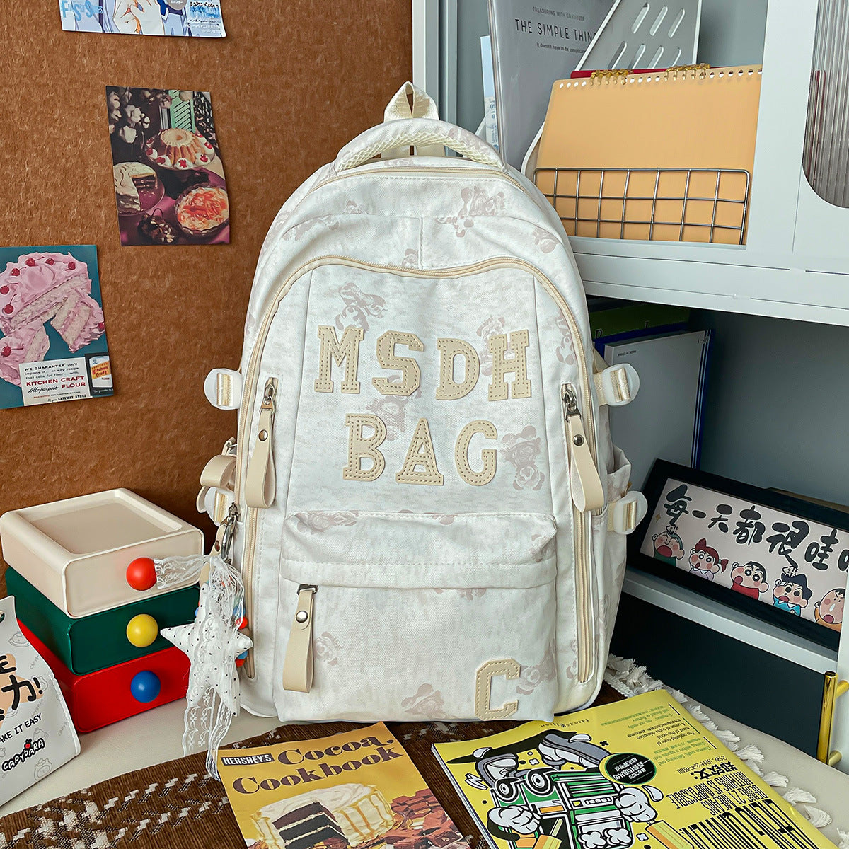 Stylische gestickte lässige Rucksack Brehn 1791205709