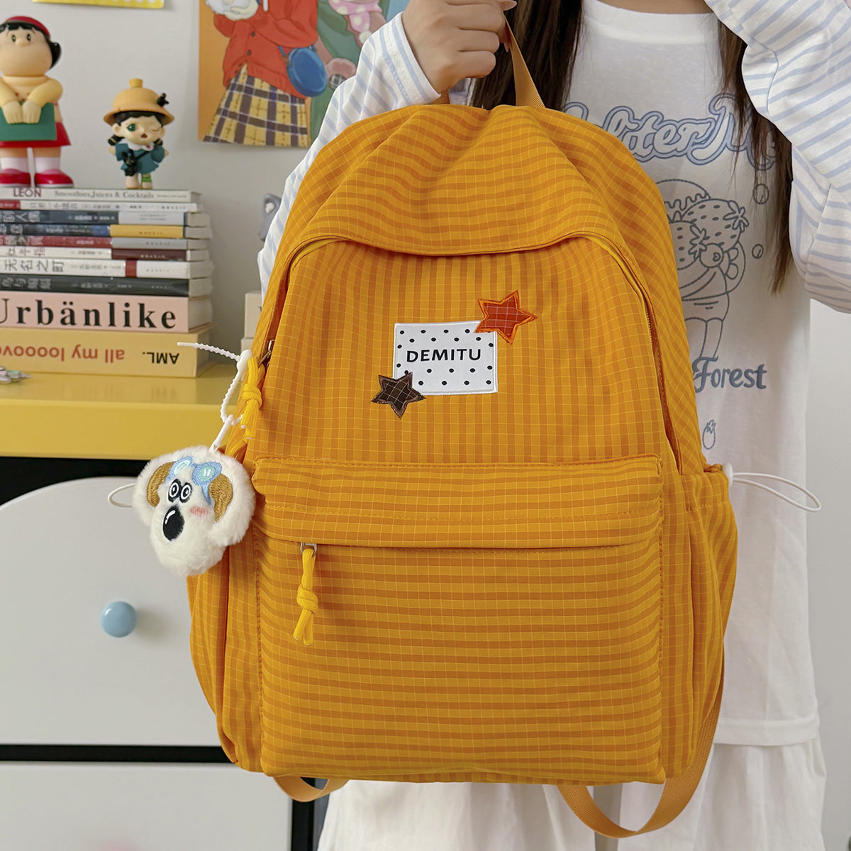 Gemusterter Freizeit-Rucksack Brehn