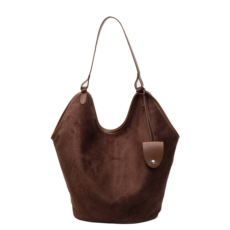 Suede Chic Schlaff Tote Bag Brehn