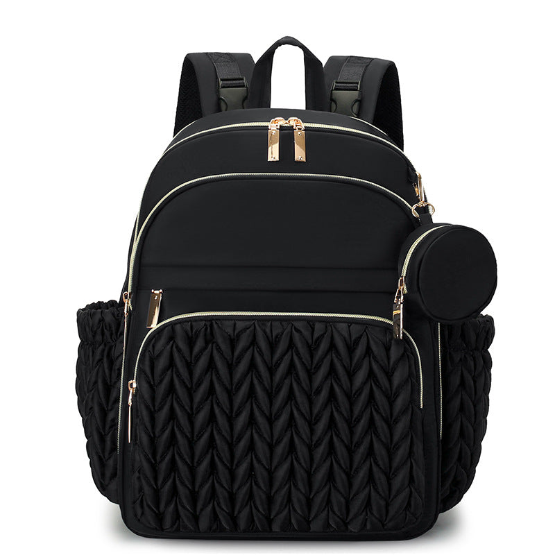 Chic Mehrfachfach-Rucksack mit stilvollem geflochtenem Design Brehn
