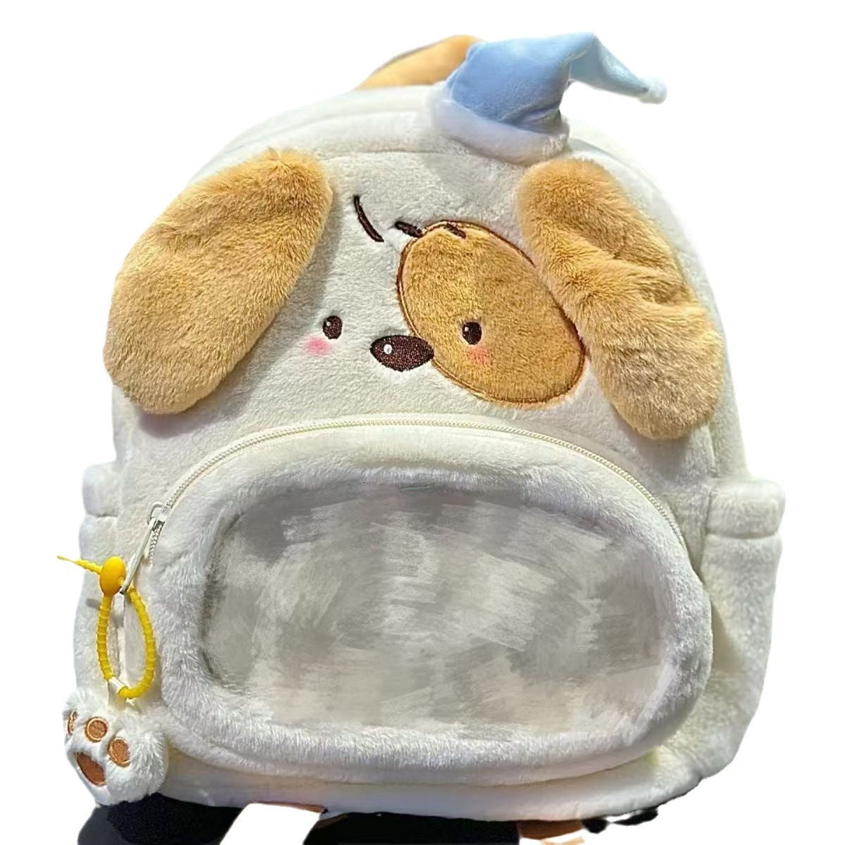 Plüsch-Rucksack mit Niedlichem Hundedesign Brehn