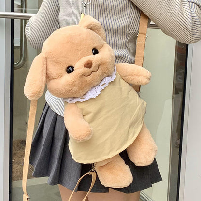 Süßer Plüsch-Rucksack
