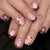 Dekorative Ferien-Press-On-Nagelkunst Brehn