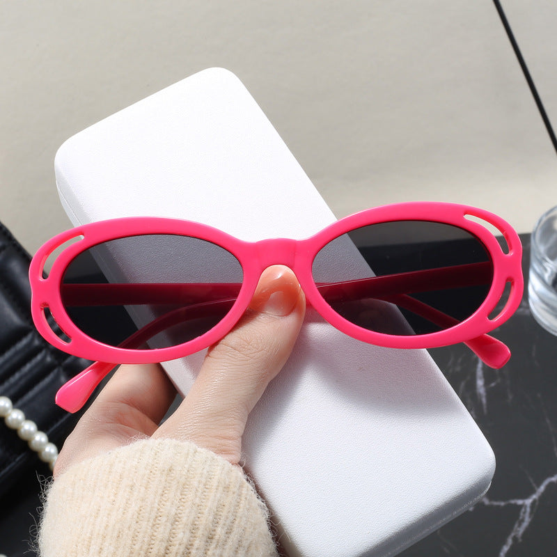 Damen modische Sonnenbrille mit ovalem Rahmen und einzigartigem Design Brehn