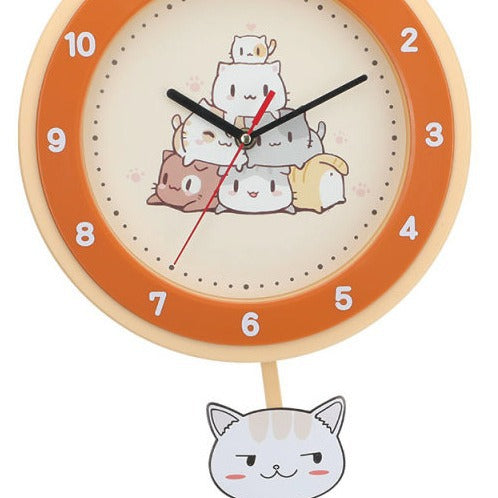 Wanduhr mit buntem Tierdesign Brehn