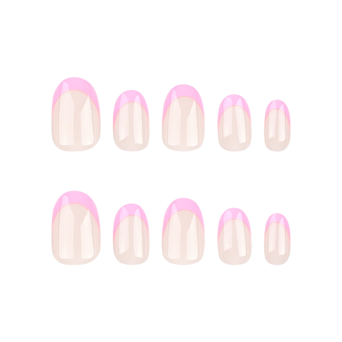 Kunstvolle Nagelkunst mit Glanz-Finish und elegantem French-Tip Brehn