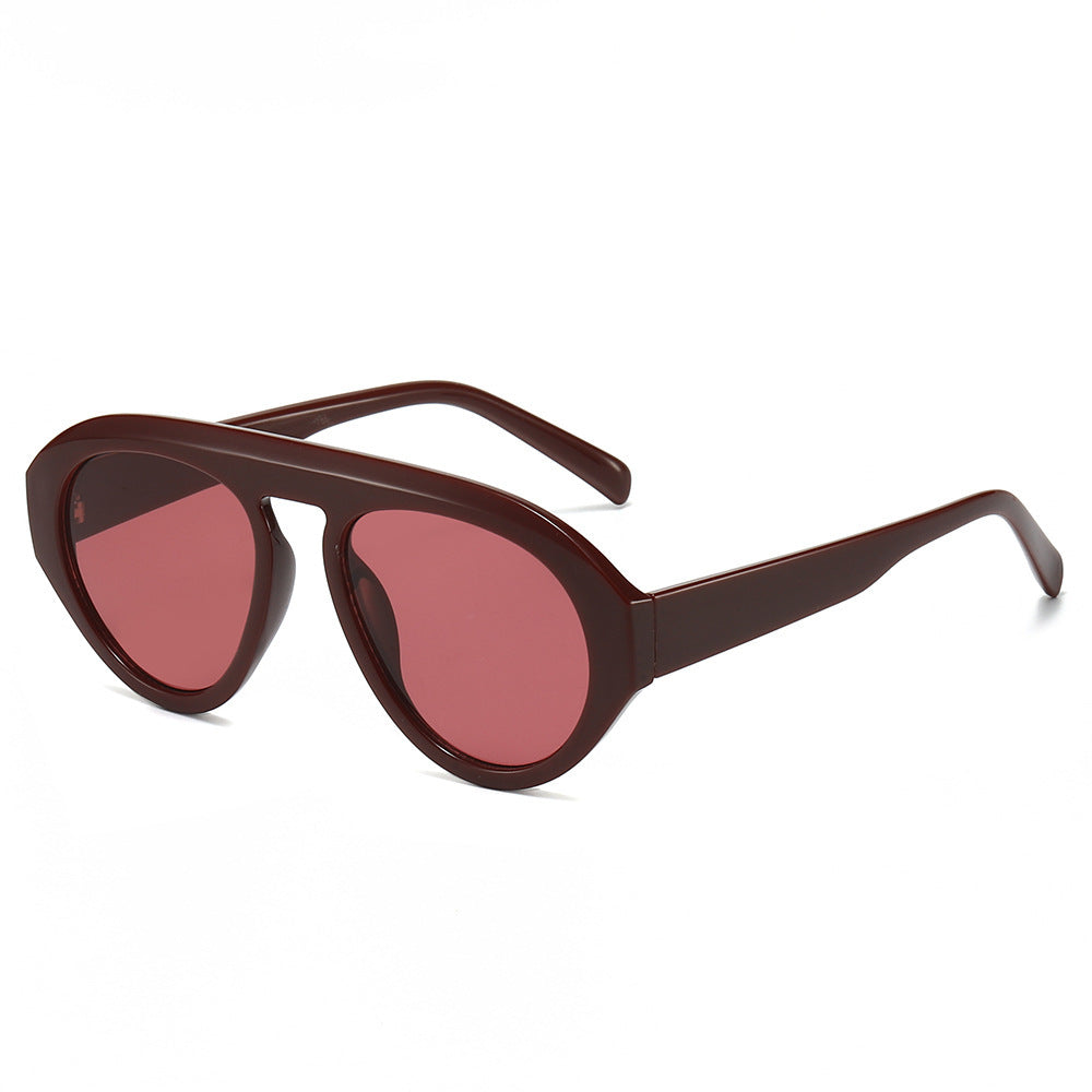 Chic Übergroße Achteckige Sonnenbrille Brehn