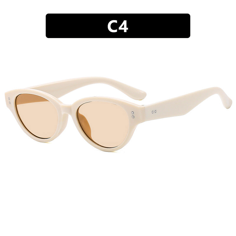 Damen Cat-Eye Sonnenbrille mit robustem Rahmen und polarisierenden Gläsern Brehn