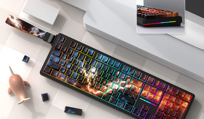 Gasket-Montierte RGB Mechanische Tastatur Brehn