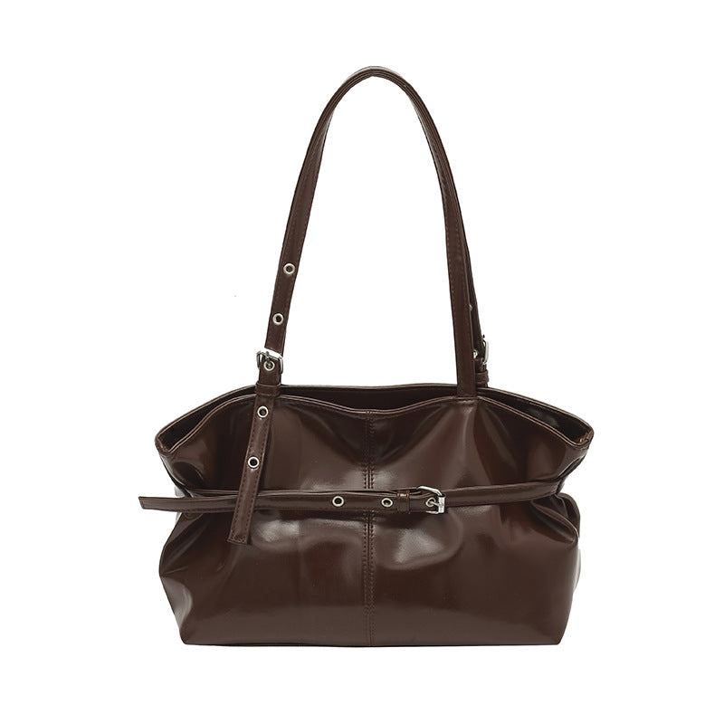Stylische Faux-Leder Tragetasche