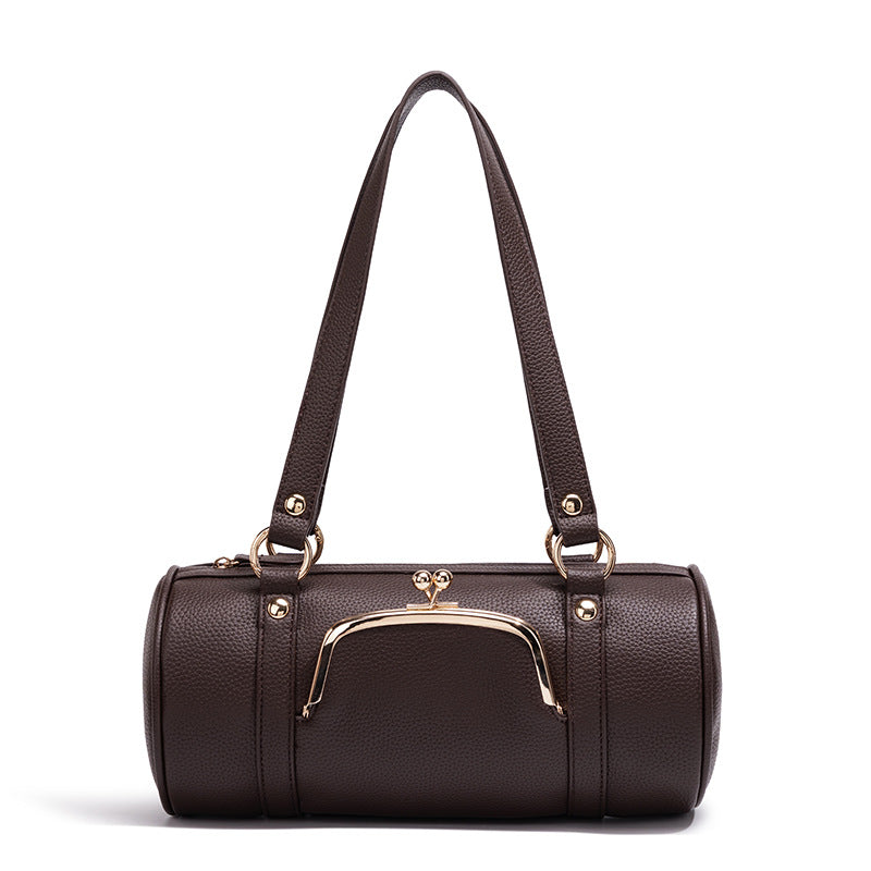 Modische Leder-Handtasche Brehn