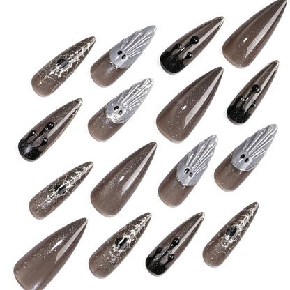 Künstlerisches Stiletto-Nagelkunst-Set Brehn