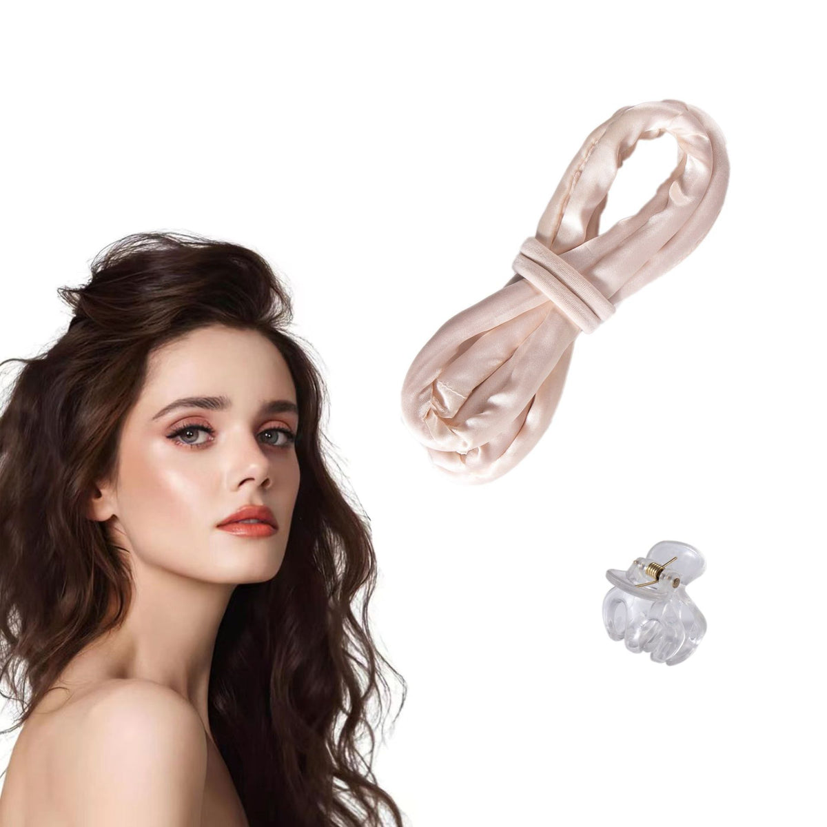 Luxuriöses Satin-Haar-Wickelband