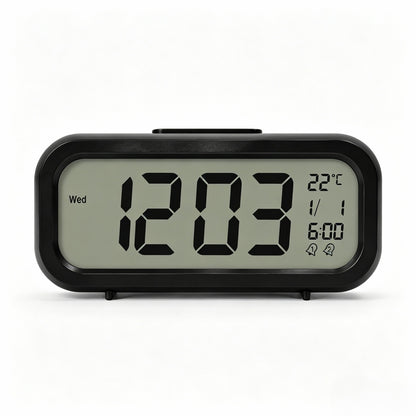 Digitaler Tischwecker mit Temperatursensor und Großem Led-Display Brehn