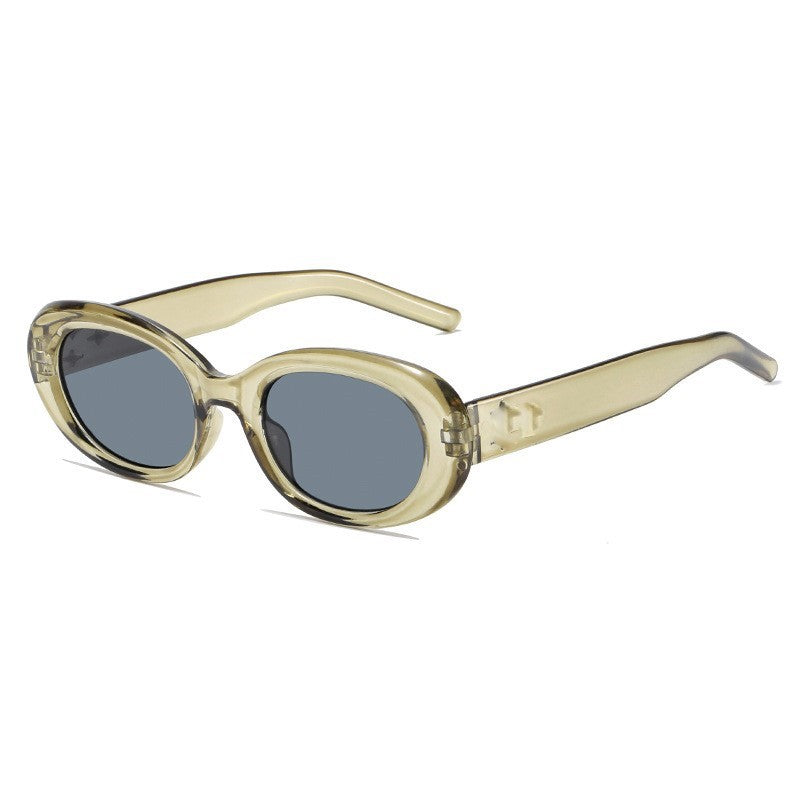 Modische ovale Sonnenbrille Brehn