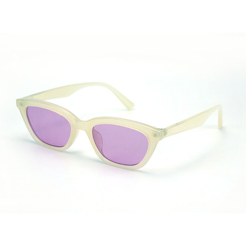 Damen Modische Cat-Eye Sonnenbrille mit elegantem transparenten Rahmen Brehn