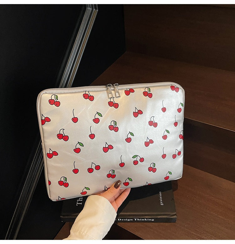 Verspielte Kirschmotiv Laptop Sleeve Brehn