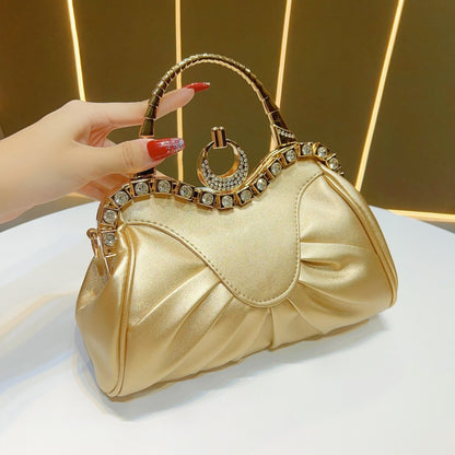 Glamouröse Gepolsterte Abendhandtasche
