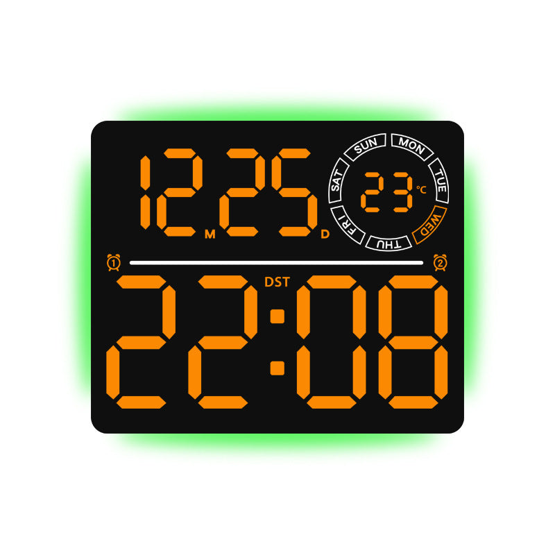Digitale Wanduhr Brehn