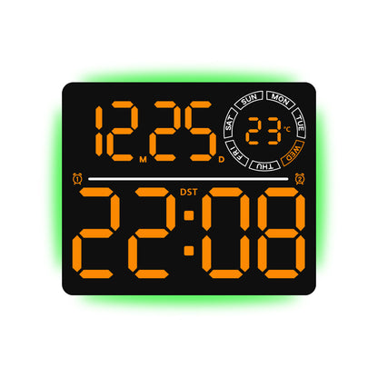 Digitale Wanduhr Brehn