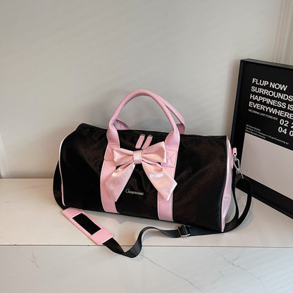 Elegante Schleifen-Akzent Duffel-Tasche Brehn