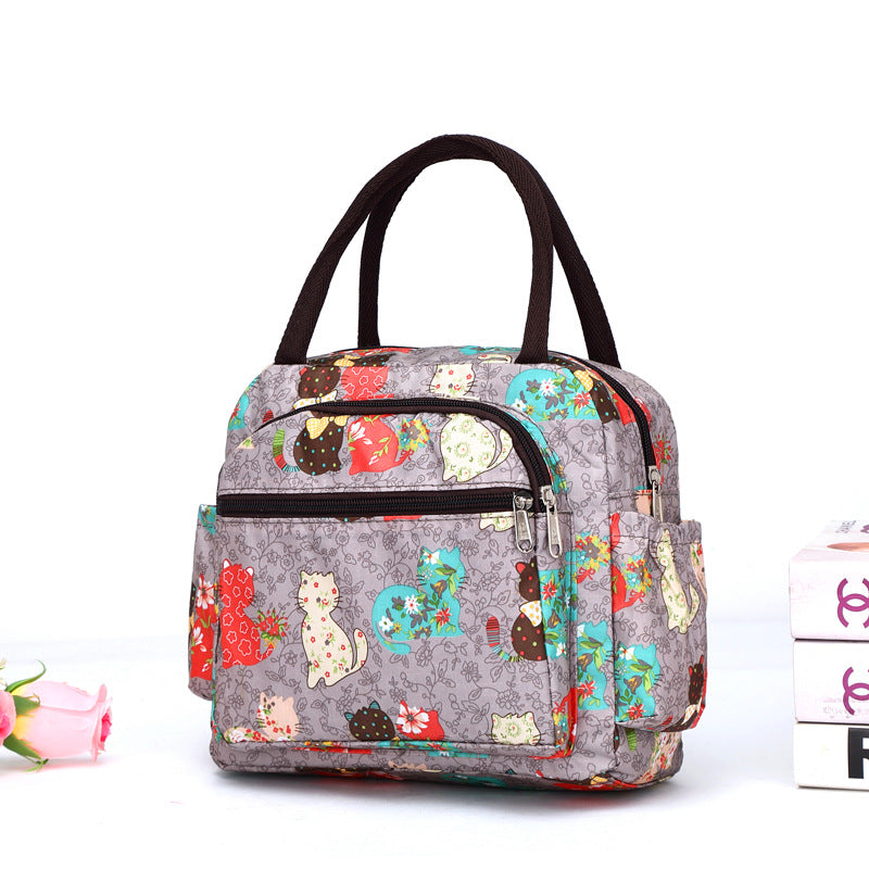 Katmuster isolierte Lunch-Tasche Brehn
