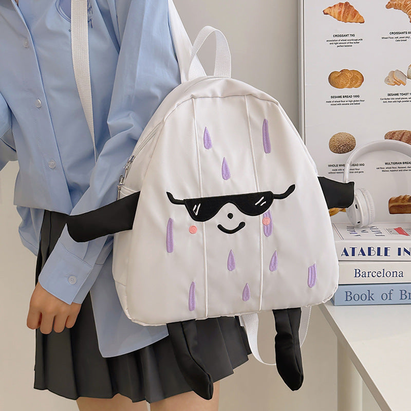 Plüschiger Rucksack mit Kreativem Dessin Brehn