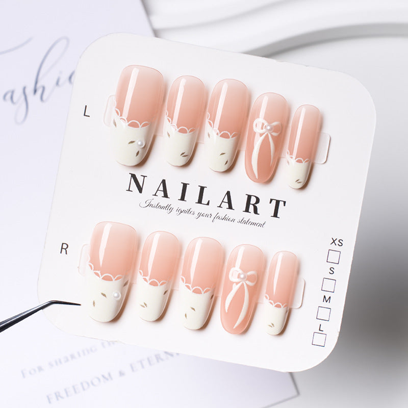 Elegante Press-On-Nagel Dekoration Brehn