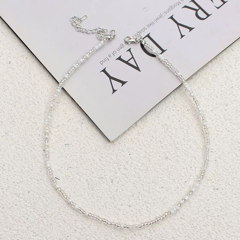 Handgefertigtes Perlen Choker Halsband Brehn