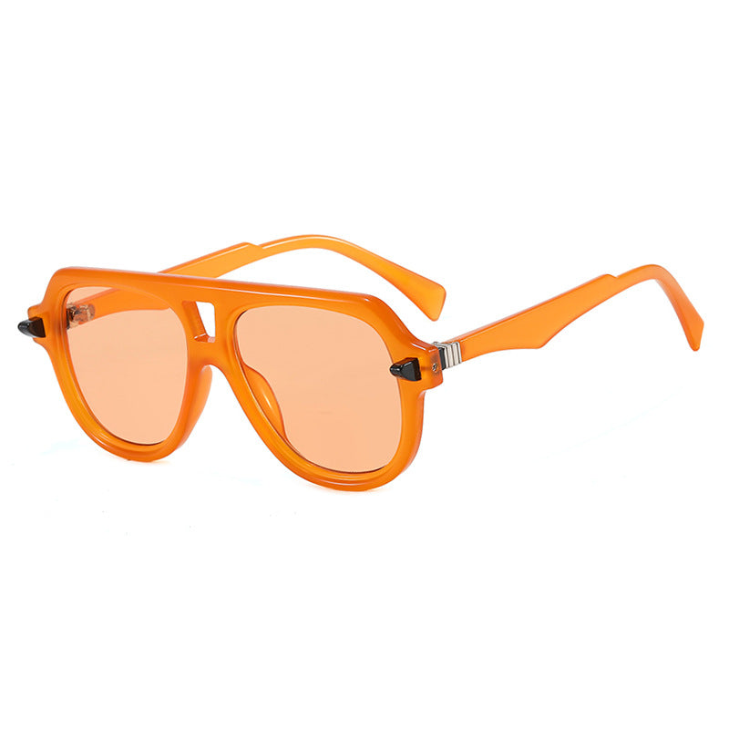 Damen rechteckige Sonnenbrille mit modernem Rahmen und polarisierten Gläsern Brehn