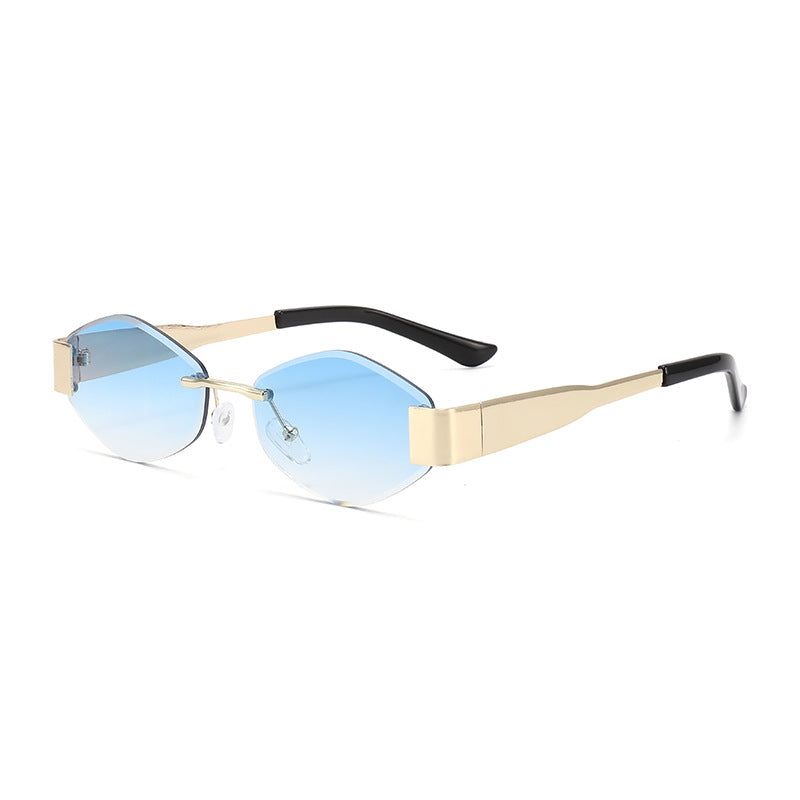 Damen modische Sonnenbrille mit elegantem achteckigen Rahmen und UV-Schutz Brehn