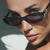 Damen elegante Cat-Eye Sonnenbrille mit feinen Akzenten Brehn