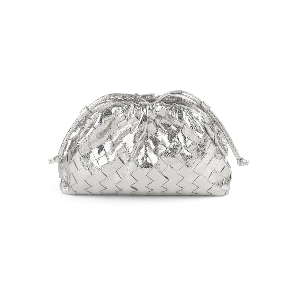 Elegante Gewebte Leder Eimer Tasche Brehn