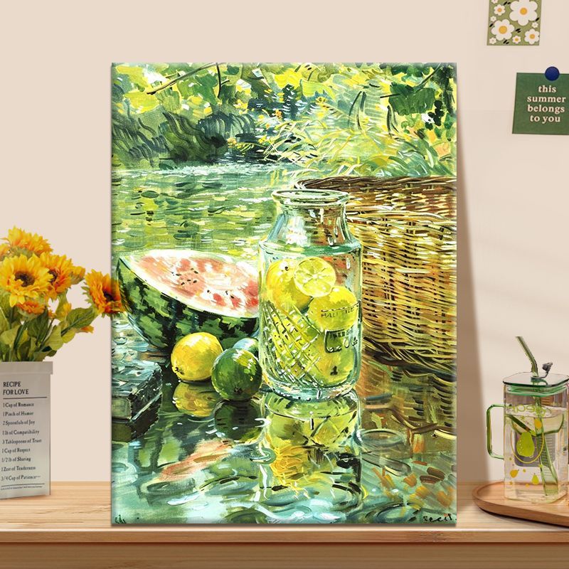 Natur-inspiriertes Stillleben-Leinwandkunst Brehn