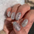 Glitzernde Press-On Nagelset Brehn