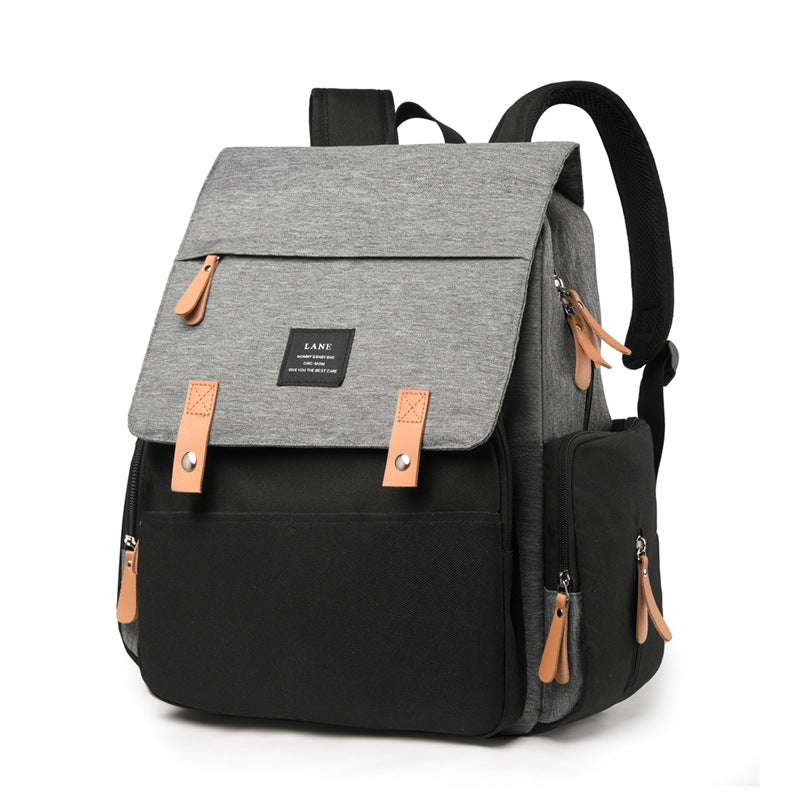 Multi-Taschen-Canvas-Rucksack Brehn