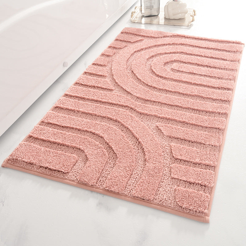 Moderne geometrische Badematte Brehn