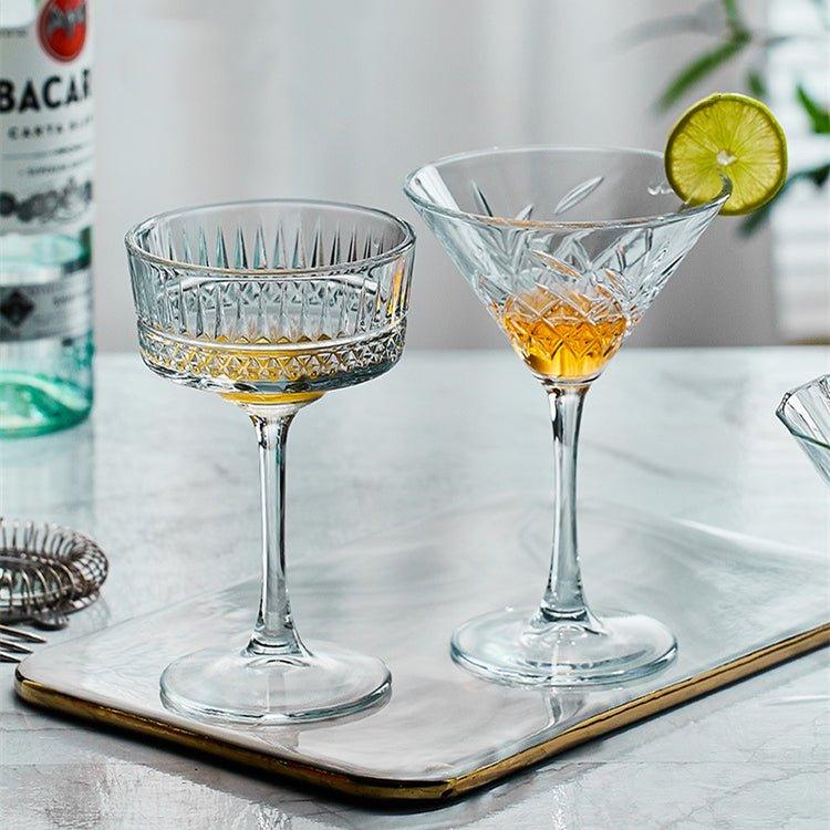Gemusterte Martini Cocktailgläser | Brehn