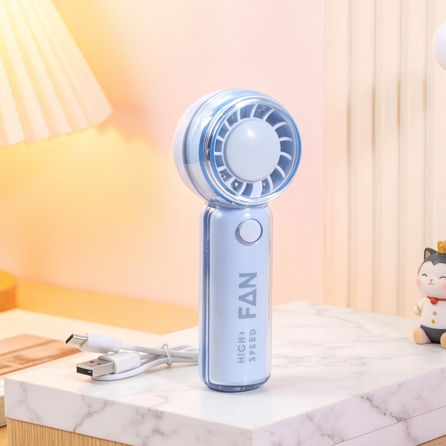 Damen Tragbarer Handventilator mit süßem Tiermotiv Brehn