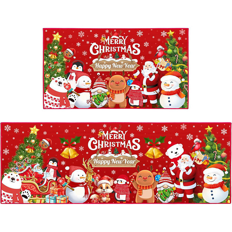 Festliche Weihnachtsküchenmatten-Set Brehn