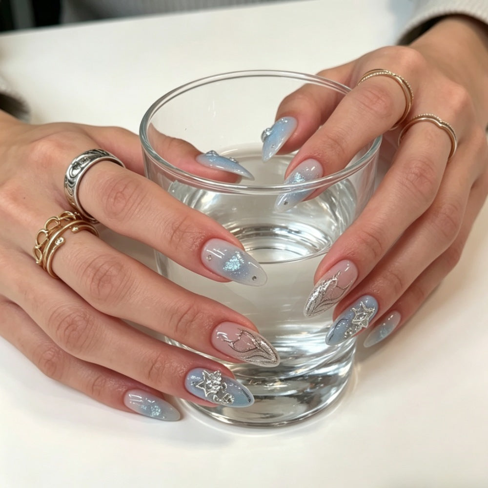 Künstlerisches Press-On Nail Art Set Brehn