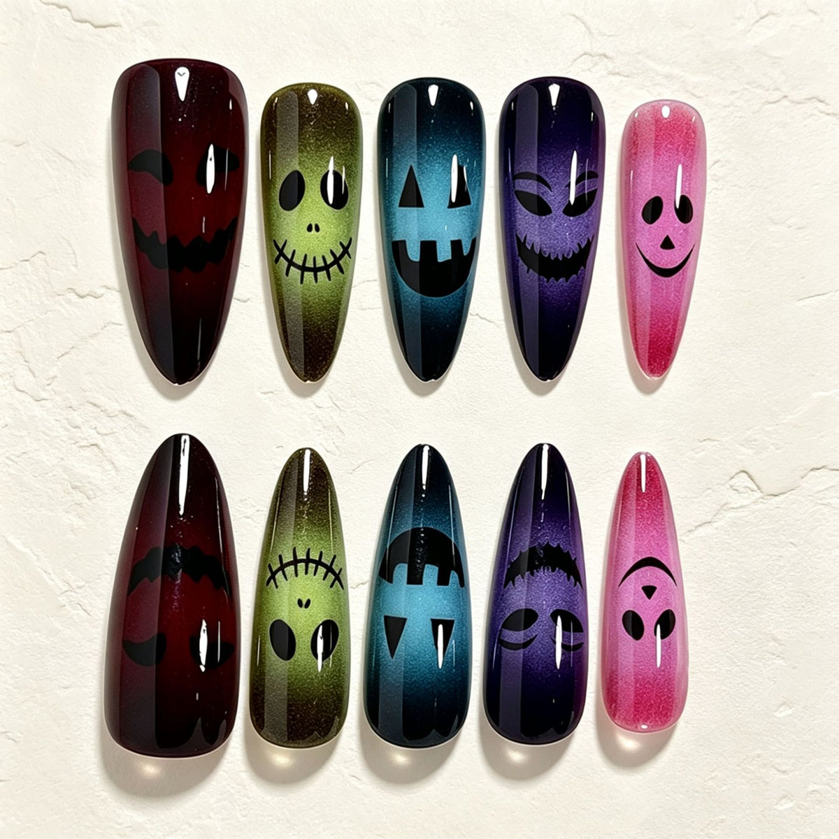 Halloween-Themen Glitter Nagelkunst Tipps Brehn