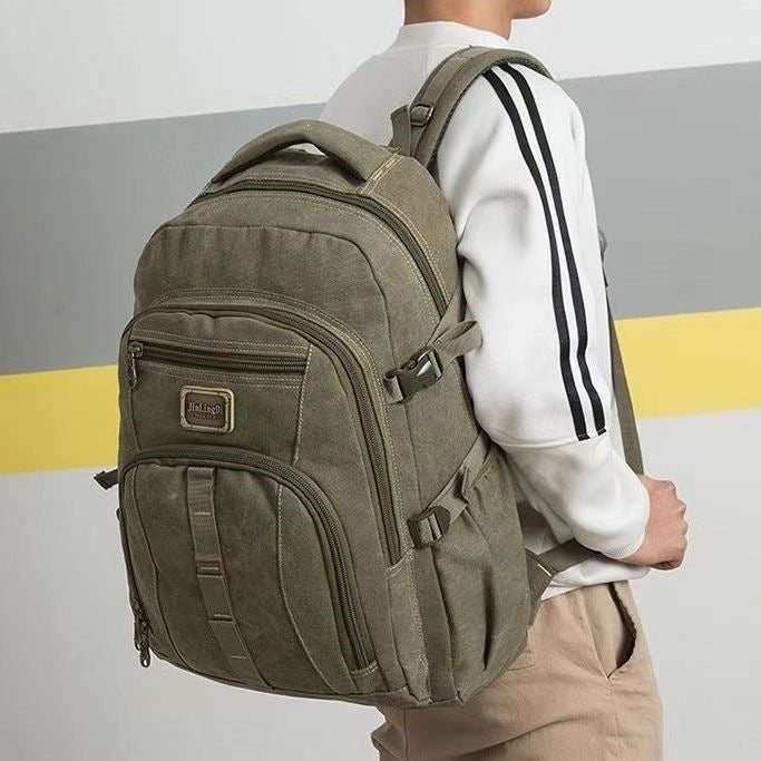 Multifunktionaler Canvas-Reiserucksack Brehn