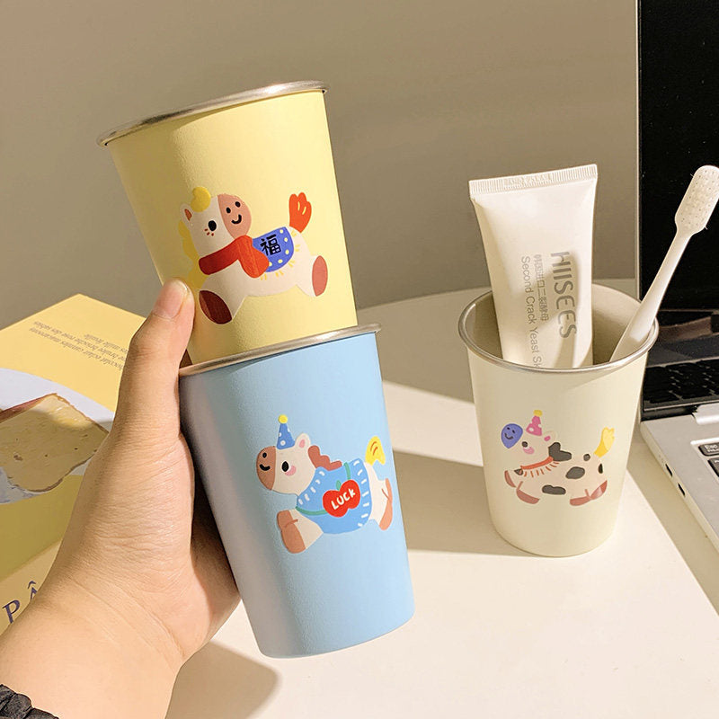 Trinkbecher mit Lustigem Kuhdesign Brehn